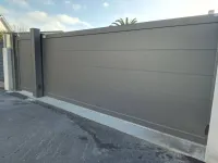 Pose d'un nouveau portail coulissant motorisé